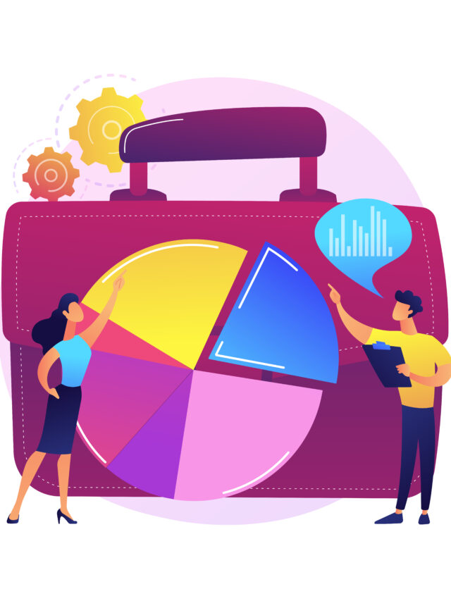 Market trends analysis vector concept metaphor