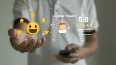 avaliacao satisfacao cliente estrela 5 0