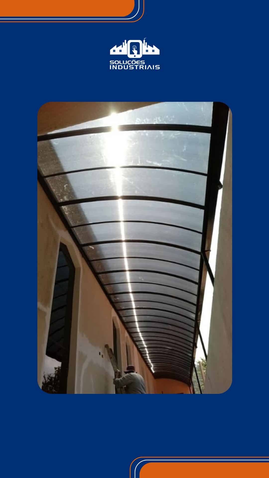 O que é cobertura de policarbonato e onde pode ser utilizada?
