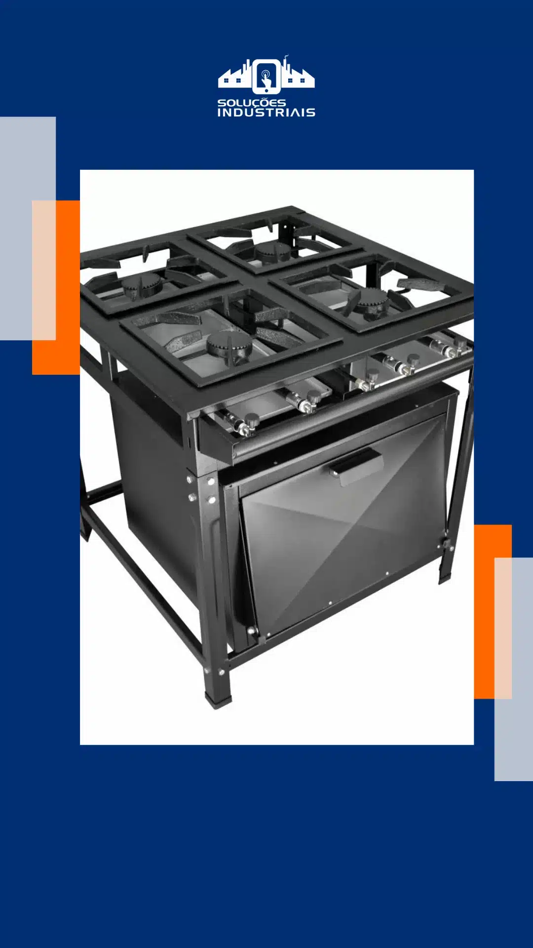fogão industrial em inox