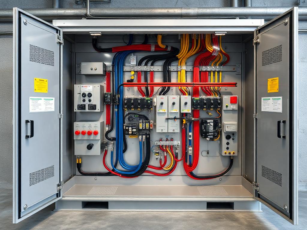 Quadros de distribuição de energia garantem segurança, organização e eficiência na distribuição elétrica, protegendo equipamentos e usuários.