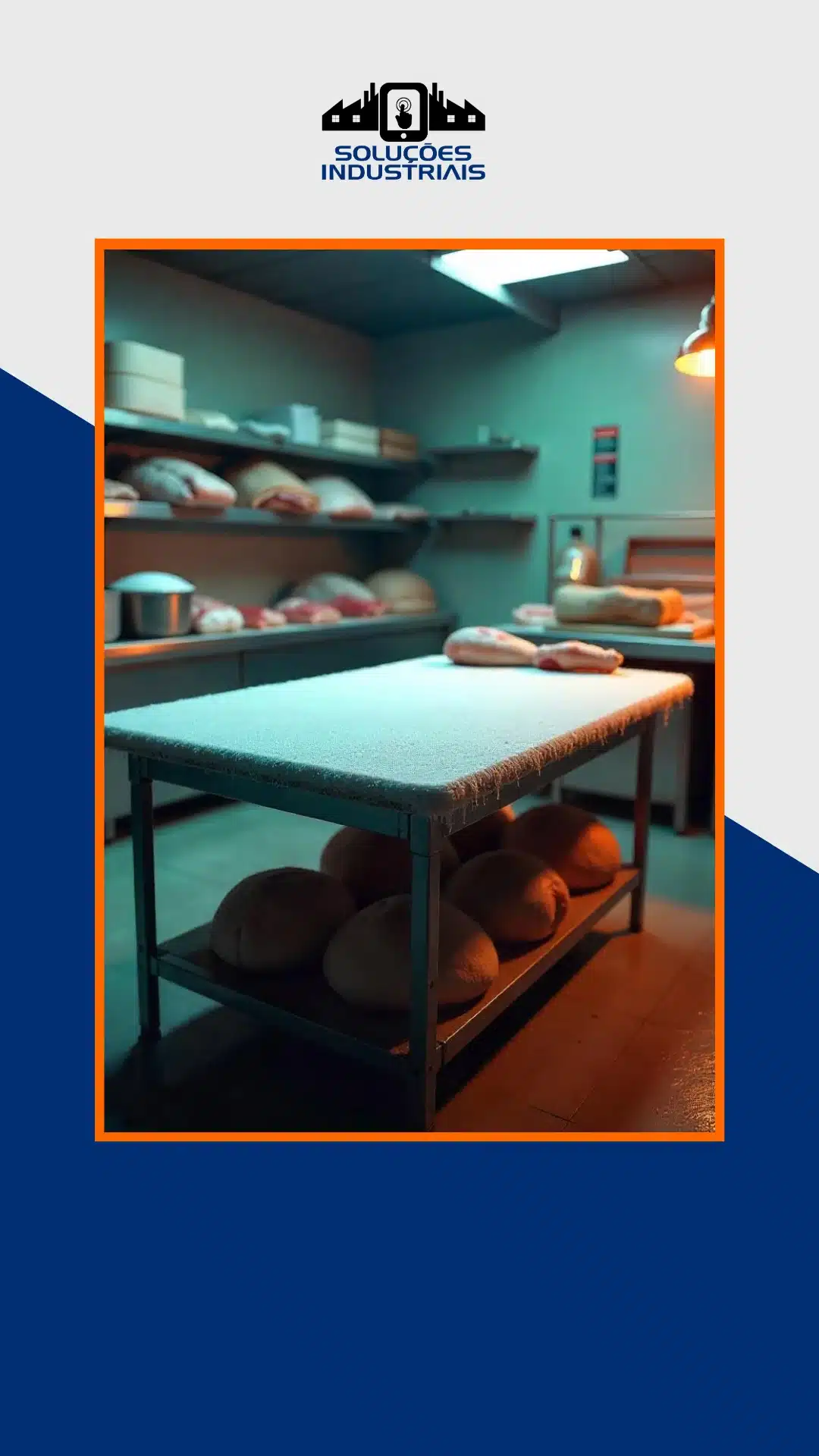 mesa para açougue de polietileno