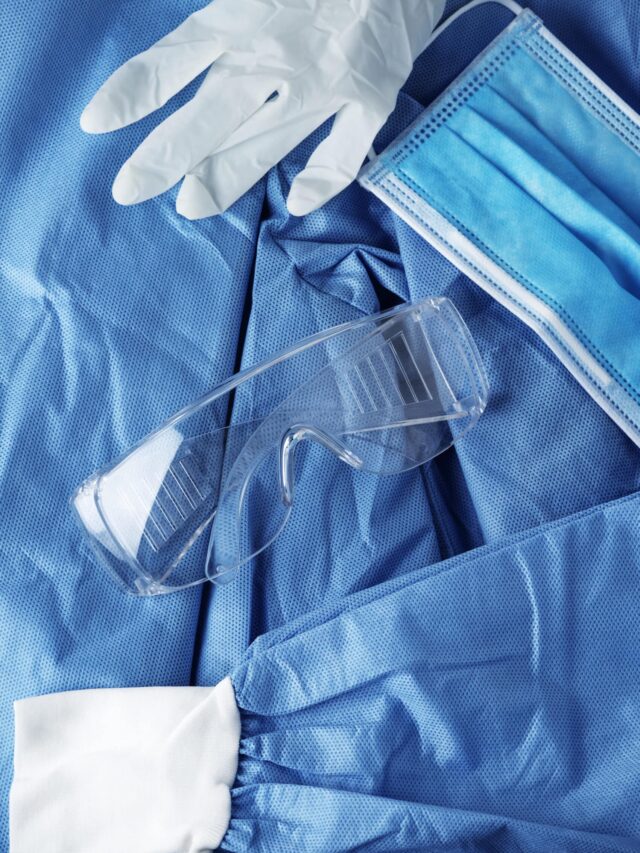 Coronavirus protective medical equipment set
