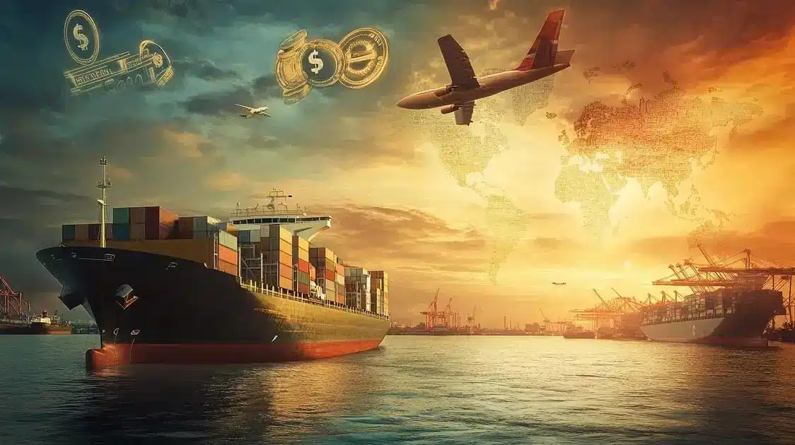 Como a taxa de câmbio influencia o comércio internacional