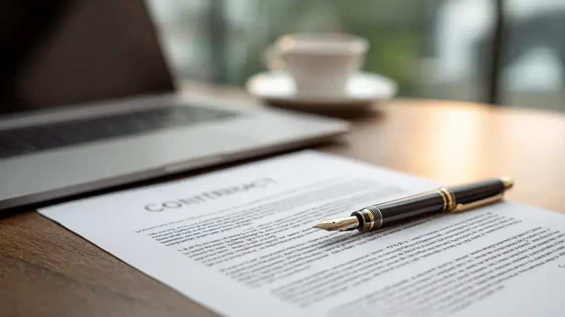 Como estruturar um contrato de marketing com cláusulas de performance e entrega