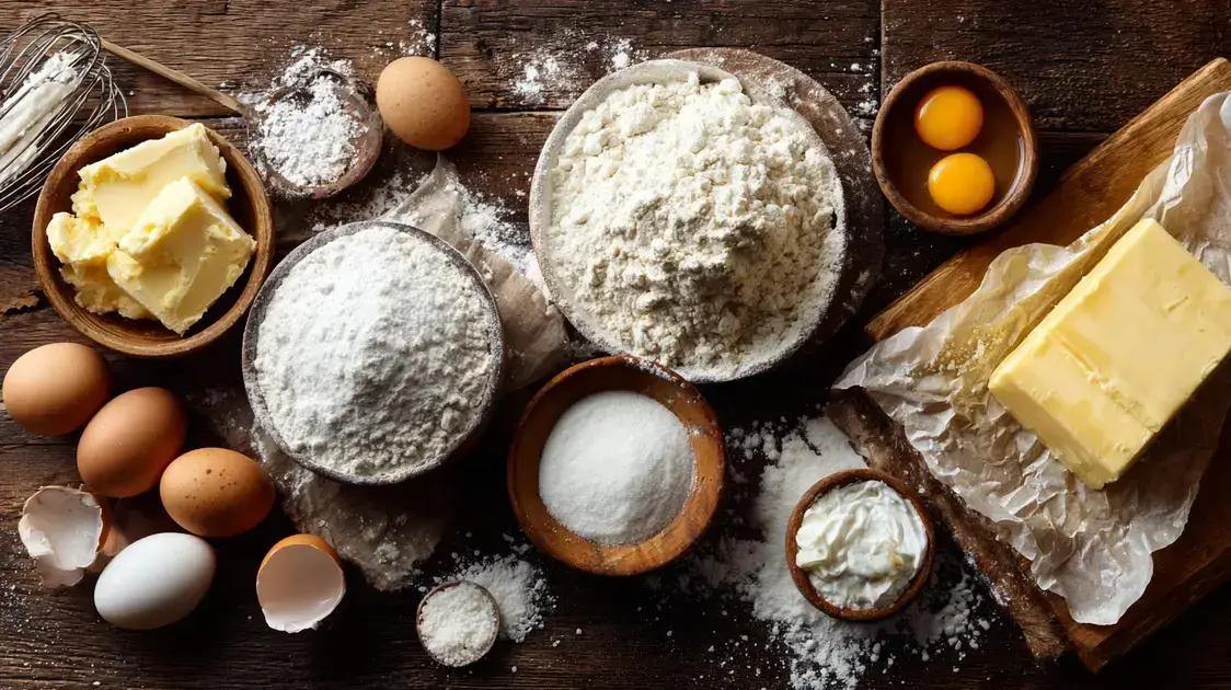 Os ingredientes essenciais para cookies perfeitos