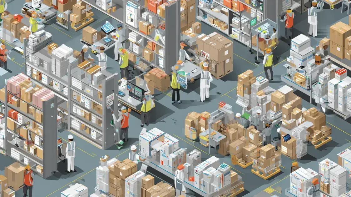Desafios logísticos em centros de distribuição do varejo