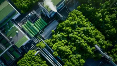 usina de energia renovavel cercada por floresta jpg