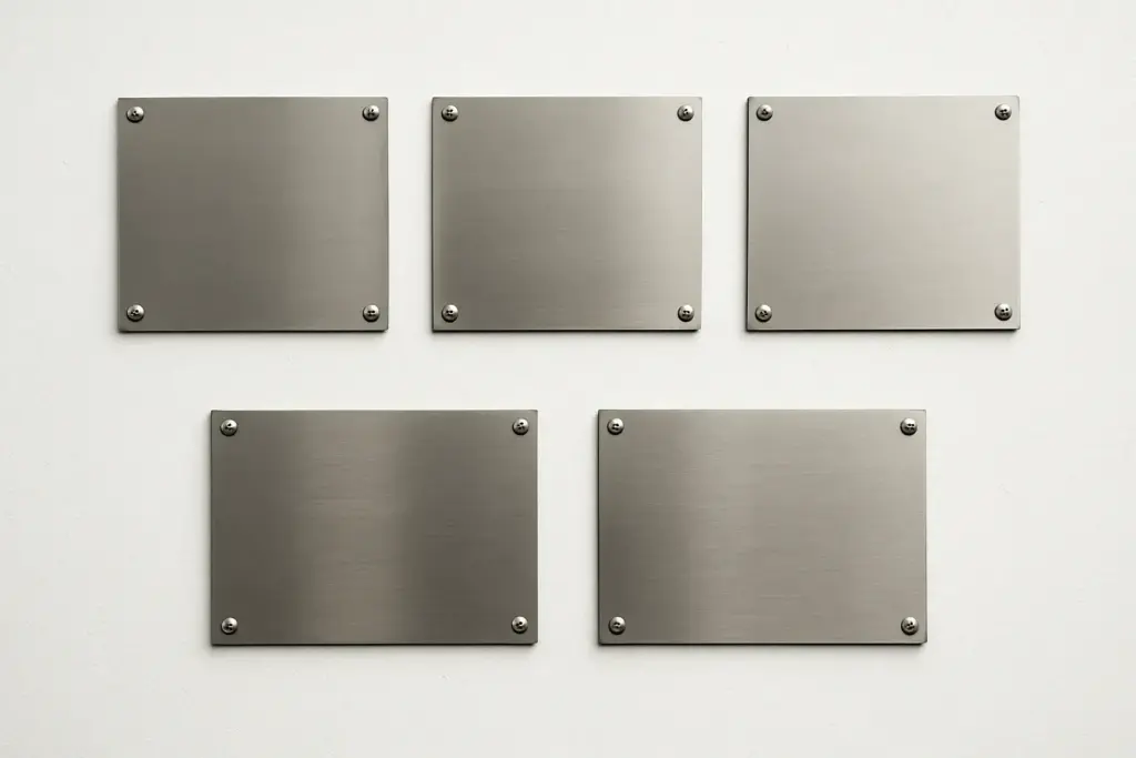 Modelos de Plaqueta De Metal