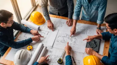 engenheiros arquitetos planejando construcao jpg