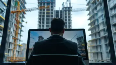 homem de negocios construcao mercado imobiliario