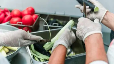 preparo de alimentos verduras e legumes