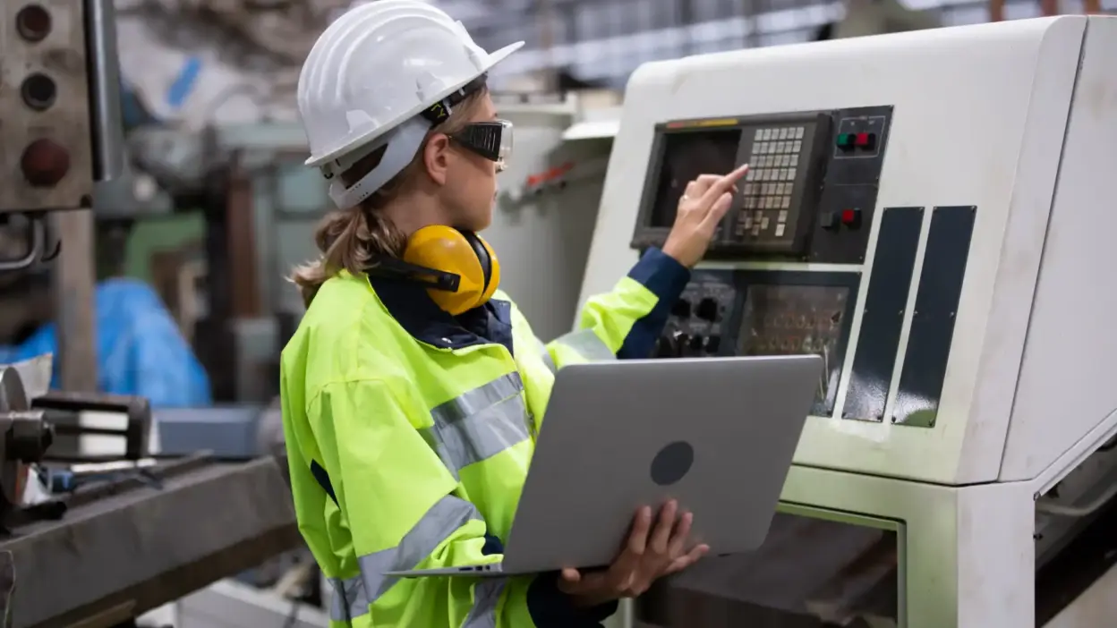 profissional engenharia fabrica maquina industrial