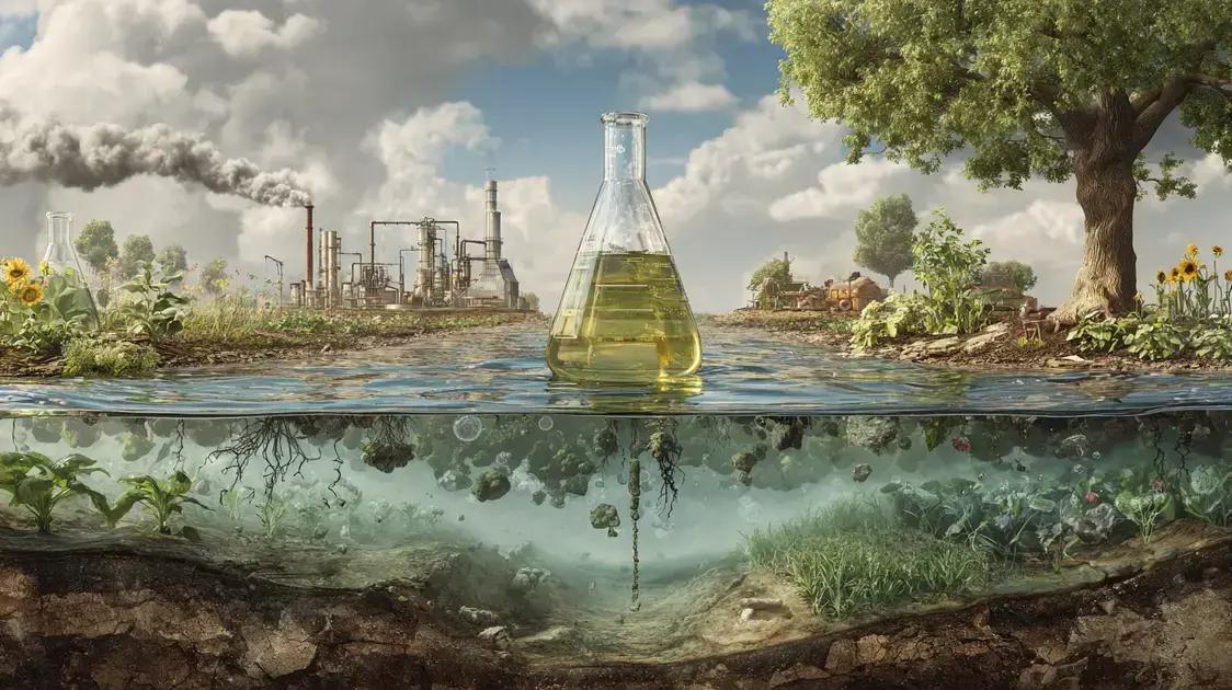 Impactos ambientais dos produtos químicos e alternativas