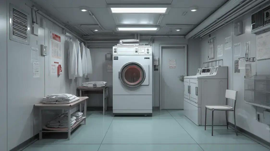 Como funciona uma secadora hospitalar