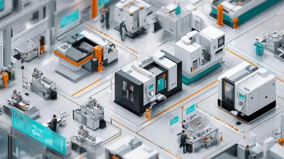 Como a automação pode reduzir desperdícios no processo de usinagem?