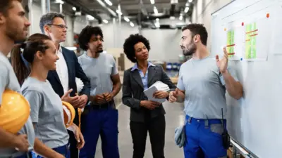 organizadores e equipes terceirizadas