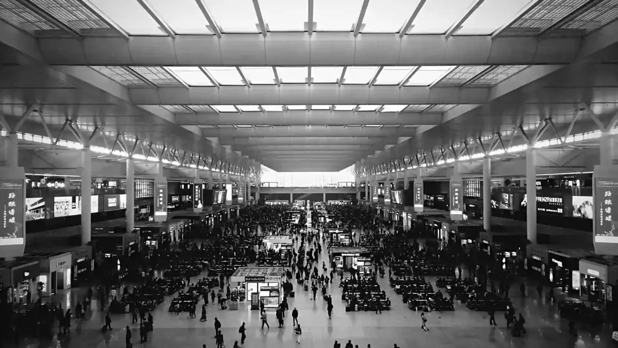 terminal aeroporto movimento