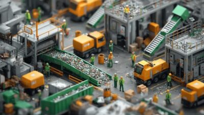 Economia circular aplicada a festas: reaproveitamento de materiais e decorações.