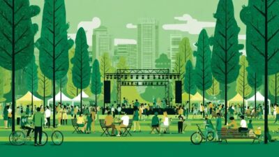 Como fidelizar clientes com experiências de eventos eco-friendly.