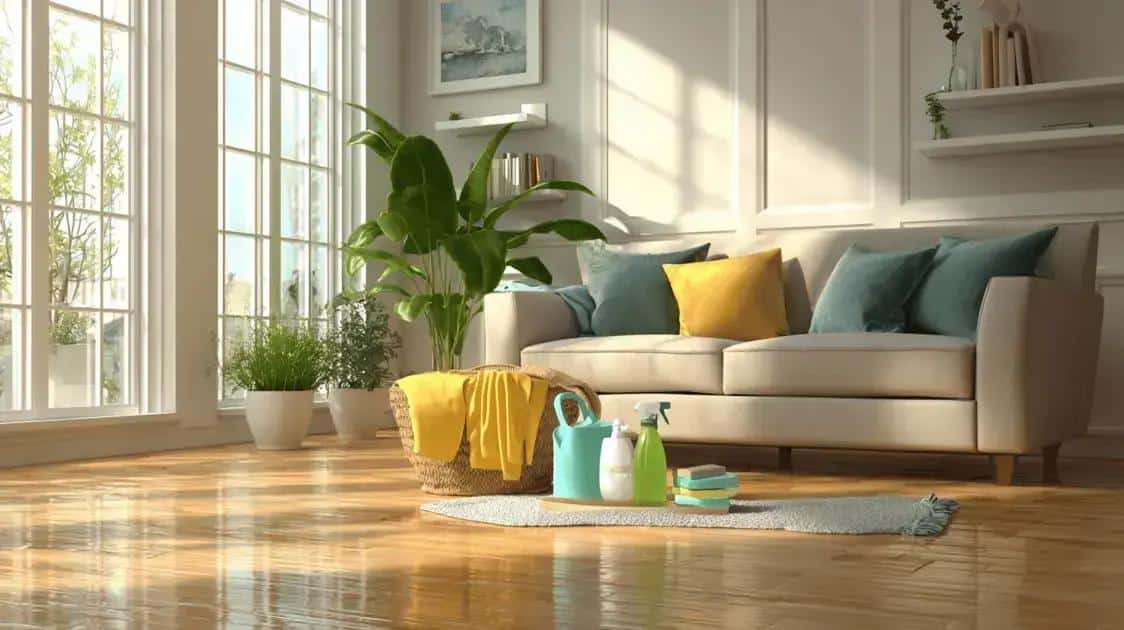 Estratégias de limpeza rápida e eficiente após grandes eventos.