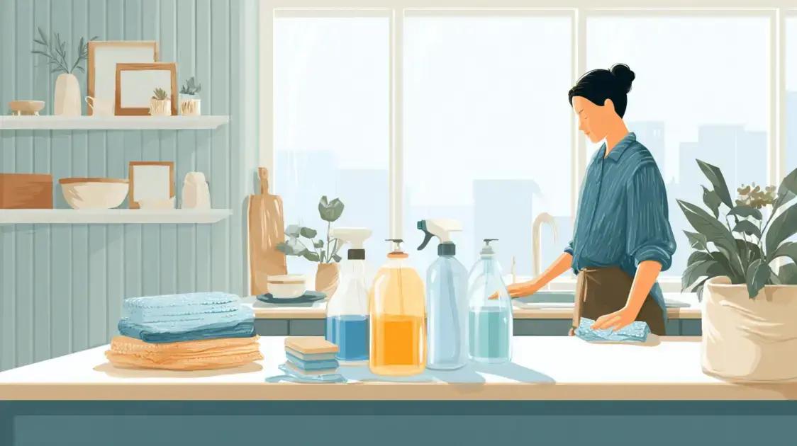 Métodos eficazes de limpeza em casa