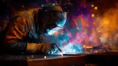 Soldagem segura em locais com circulação de pessoas