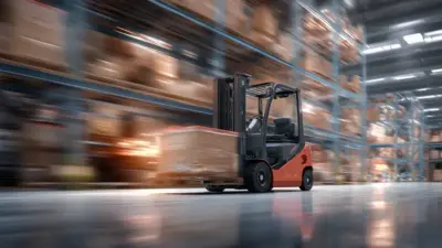 Empilhadeiras elétricas em lançamentos de produto e ativações