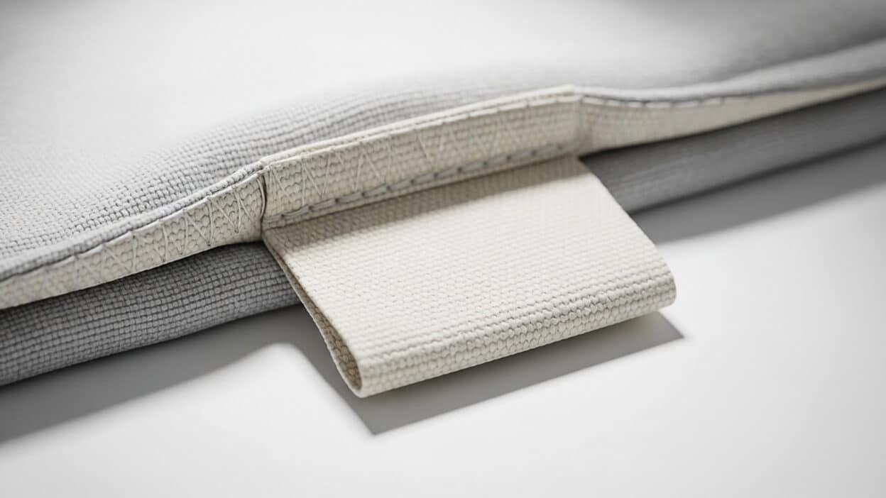 close up beige card holder with texture