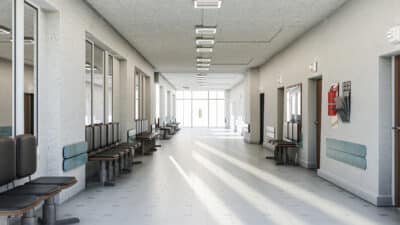 empty hallway background