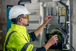 Chicote industrial: onde é usado e o que a NR-12 exige 2 Painéis e quadros de comando